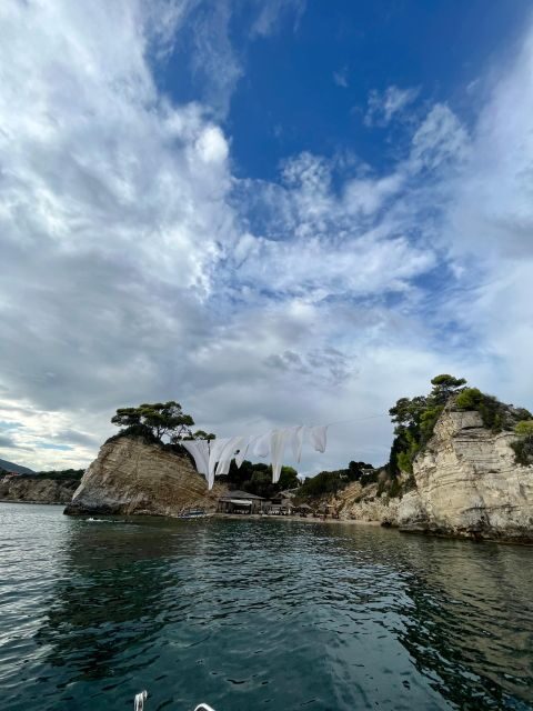 Zakynthos: Turtle Island & Keri Caves Glass-Bottom Boat Tour - Keri Caves photos: how to get the best arch-and-water shots